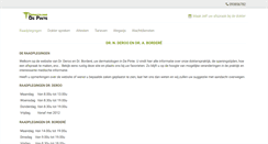 Desktop Screenshot of dermatodepinte.be
